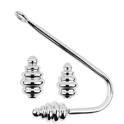 Ribbed Hook 8826 Anal Screw-in GreatBenefit Set 0319